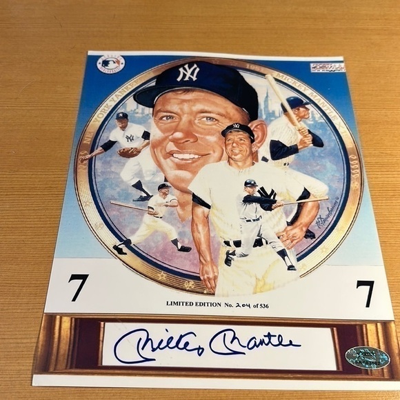 Mickey Mantle New York Yankees signed photo​ - Picture 1 of 2